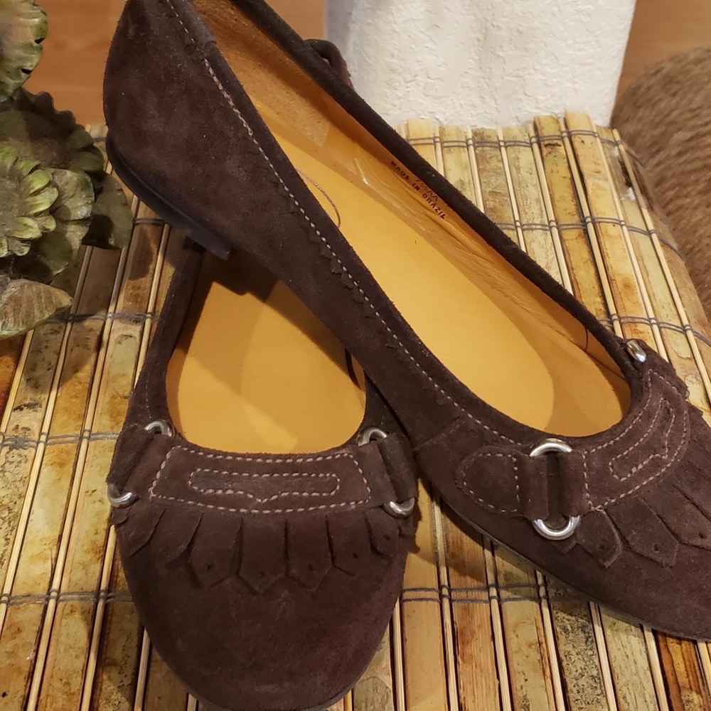 Talbots Suede color: Dark Brown  size 7.5